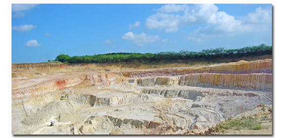 廣西合浦縣-高嶺土探明儲量達1.8億噸，